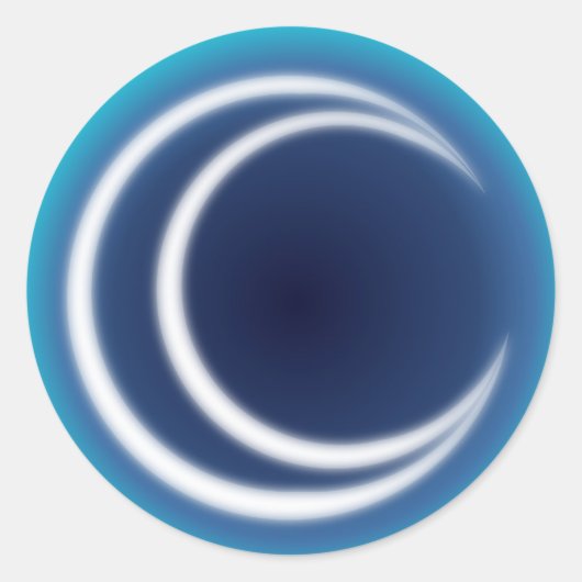 MoonShine Ronde Sticker (Voorkant)