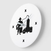 Moonshine Silhouette Clock Grote Klok (Hoek)
