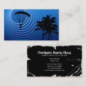 moonshine sky diving visitekaartje (Voorkant / Achterkant)