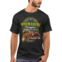 Moonshine Smugglers Funny Slogan Fast Service Car