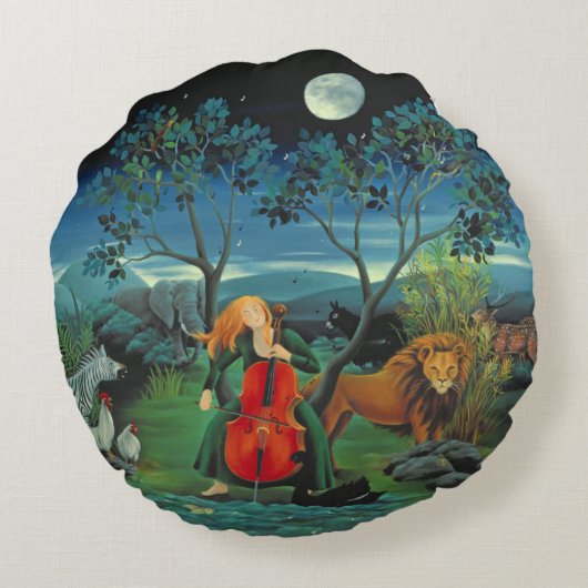 Moonshine Sonata 2006 Rond Kussen (Achterkant)