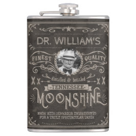 Moonshine Vintage Hillbilly Geneeskunde Aangepaste Heupfles