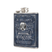 Moonshine Vintage Hillbilly Geneeskunde Aangepaste Heupfles (Links)