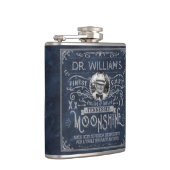 Moonshine Vintage Hillbilly Geneeskunde Aangepaste Heupfles (Rechts)