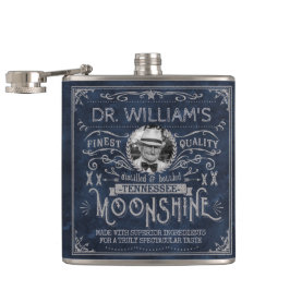 Moonshine Vintage Hillbilly Geneesmiddelen Custom Heupfles