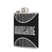 Moonshine Vinyl Wrapped Flask Heupfles (Links)