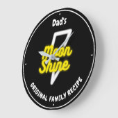 Moonshine White Lightning Neon Effect Name Grote Klok (Hoek)