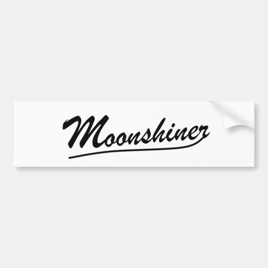 Moonshiner Bumpersticker (Voorkant)