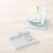 Moonshiners Glass Onderzetter (Schuin)