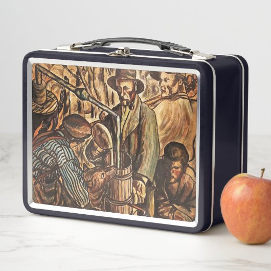 Moonshiners Making White Lightning Whiskey Liquor (In situ)