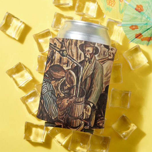 Moonshiners Making White Lightning Whiskey Liquor Blikjeskoeler (Insitu Zomer)