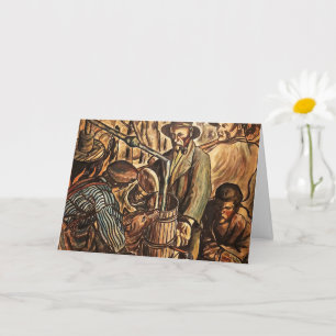 Moonshiners Making White Lightning Whiskey Liquor Kaart