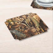 Moonshiners Making White Lightning Whiskey Liquor Kartonnen Onderzetters (Gekanteld)