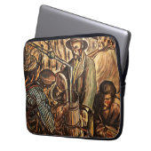 Moonshiners Making White Lightning Whiskey Liquor Laptop Sleeve (Voorkant Links)