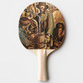 Moonshiners Making White Lightning Whiskey Liquor Tafeltennisbatje (Achterkant)