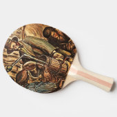 Moonshiners Making White Lightning Whiskey Liquor Tafeltennisbatje (Zijkant)