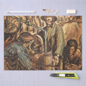 Moonshiners Making White Lightning Whiskey Liquor Tissuepapier (Craft)