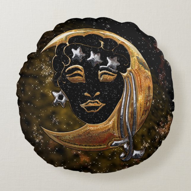 MoonShyne Rond Kussen (Voorkant)