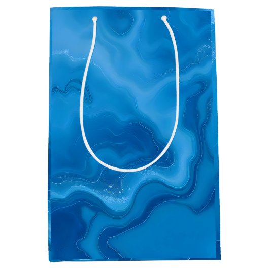 Moonstone Blauw- Medium Cadeauzakje (Voorkant)