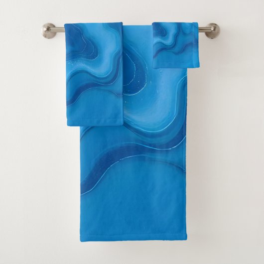 Moonstone Blue Bad Handdoek (Insitu)