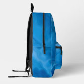 Moonstone Blue Bedrukte Rugzak (Links)