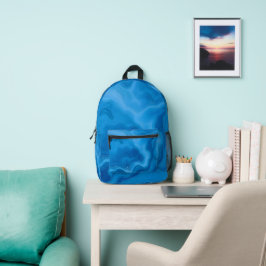 Moonstone Blue Bedrukte Rugzak