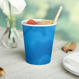 Moonstone Blue Papieren Bekers