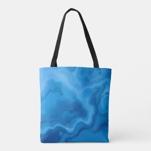 Moonstone Blue Tote Bag (Achterkant)