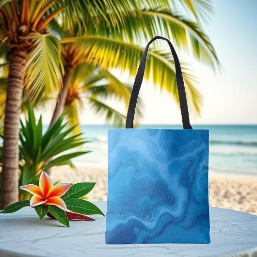 Moonstone Blue Tote Bag
