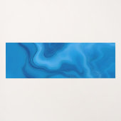 Moonstone Blue Yogamat (Achterkant (horizontaal))
