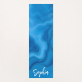 Moonstone Blue Yogamat (Voorkant)