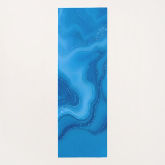 Moonstone Blue Yogamat (Achterkant)