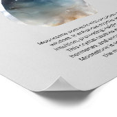 Moonstone Crystal Betekenis Poster (Hoek)