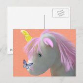 Moonstone de eenhoorn briefkaart (Voorkant / Achterkant)