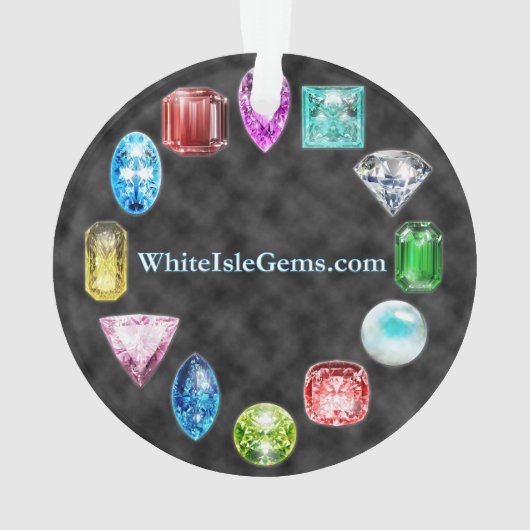 Moonstone Gemstone Ornament (achterkant)