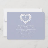 Moonstone hart trouwfoto 3 jaar feest kaart (Achterkant)