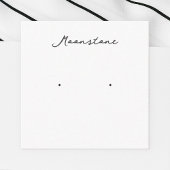 Moonstone Oorbel Sieraden Display Kaart