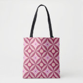 Moonstone Roos en Cherry Flower in de Barn-deur Tote Bag (Voorkant)