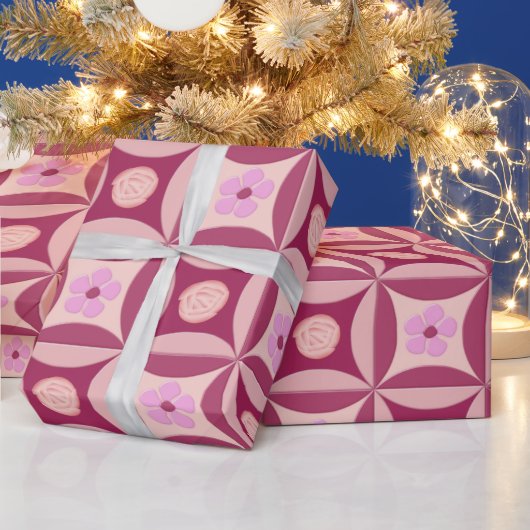 MoonStone-Roos en Cherry-ventilator in de deur Cadeaupapier (Feestdagen)