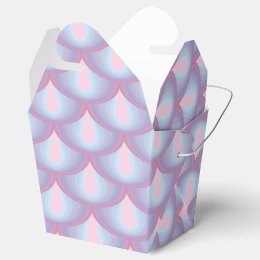 Moonstone Scales Favor Box Bedankdoosjes (Geopend)