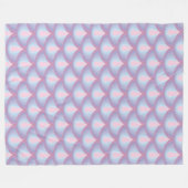 Moonstone Scales Fleece Blanket Deken (Voorkant (Horizontaal))