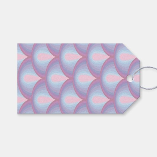 Moonstone Scales Gift Labels Cadeaulabel (Voorkant (Horizontaal))