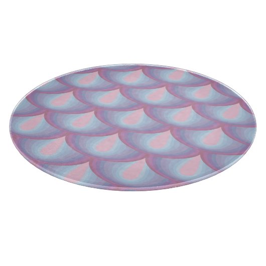 Moonstone Scales Glass Cutting Board Snijplank (Hoek)