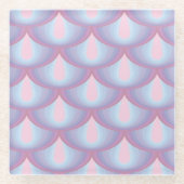 Moonstone Scales Glass Onderzetter (Voorkant)