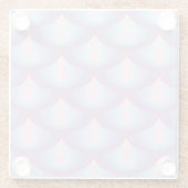Moonstone Scales Glass Onderzetter (Achterkant)
