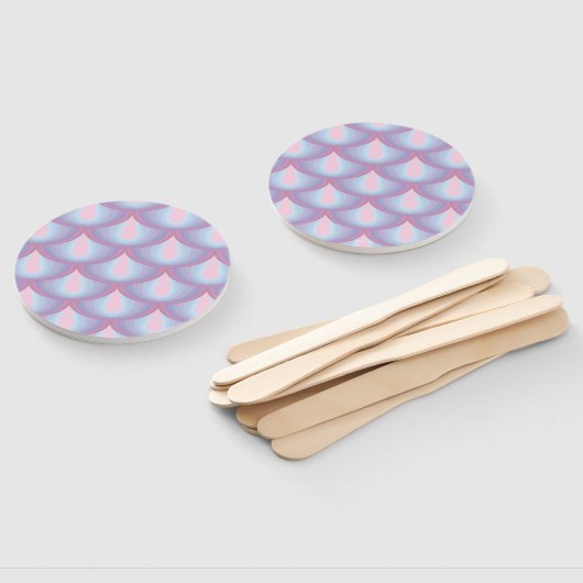 Moonstone Scales Hand Fans Handwaaier (Niet-gemonteerd)