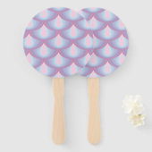 Moonstone Scales Hand Fans Handwaaier (Voorkant en achterkant)