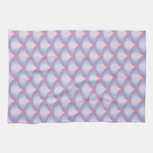 Moonstone Scales Kitchen Towel Theedoek (Horizontaal)