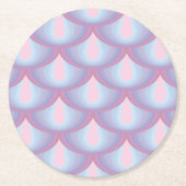 Moonstone Scales Paper-Onderzetters Ronde Kartonnen Onderzetter (Voorkant)