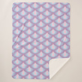 Moonstone Scales Sherpa Blanket Sherpa Deken (Voorkant)